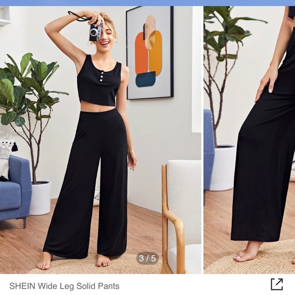 Wide leg pants size small. Never used just took tags off. Size small - Picture 1 of 3